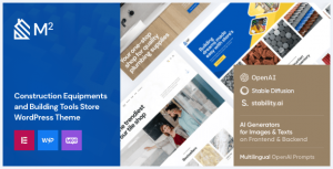 m2 | Construction and Tools Store WordPress Theme
