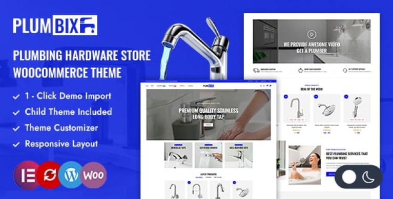 Plumbix - Plumbing and Hardware Store WordPress Theme