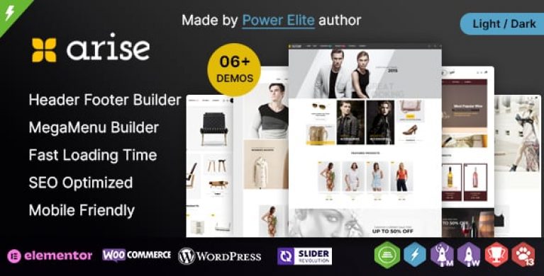 Arise WP - Multipurpose WooCommerce Responsive Theme