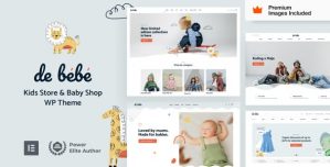 Debebe - Kids Fashion eCommerce WordPress Theme