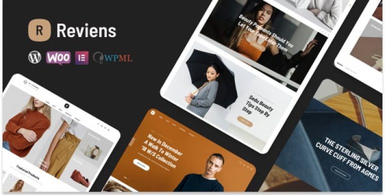Reviens -  Fashion WooCommerce WordPress Theme