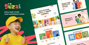 Guzal - Kids & Baby Store  Shop WordPress Theme
