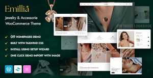 Emillia – Jewelry & Fashion Accessories WooCommerce WordPress Theme