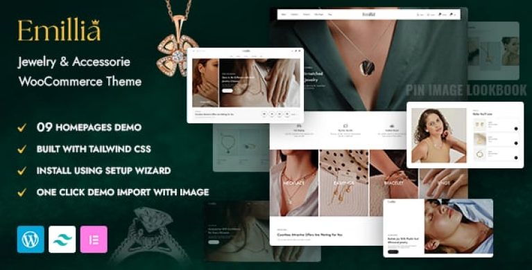 Emillia – Jewelry & Fashion Accessories WooCommerce WordPress Theme