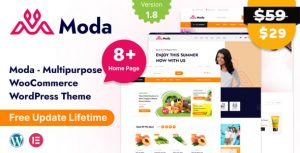 Moda - Multipurpose WooCommerce WordPress Theme With RTL Support