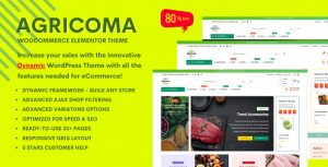 Agricoma - Organic Food Grocery Store WooCommerce Theme