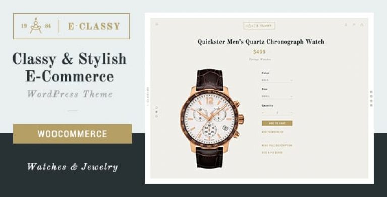 eClassy - eCommerce Classy Pro WordPress Theme