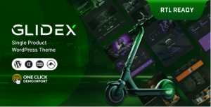 GlideX - Single Product WooCommerce Theme