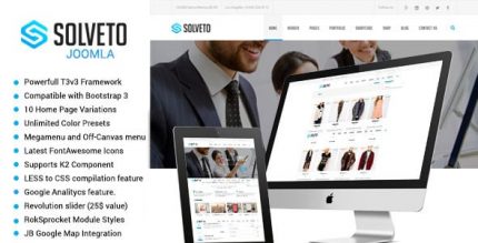 Solveto - Multipurpose Joomla Template