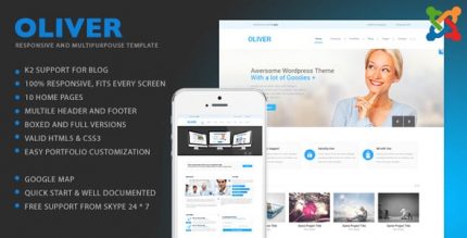 Oliver - Responsive Multipurpose Joomla Template