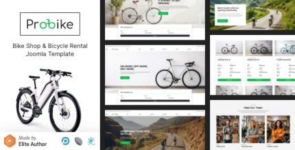 ProBike - Bike Shop & Bicycle Rental Joomla 5 Template