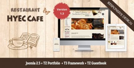 HYEC Cafe - Restaurant Joomla Template
