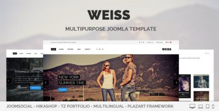 Weiss - Multipurpose Joomla Template