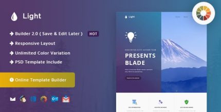Light - Адаптивный Email и Email HTML Шаблон