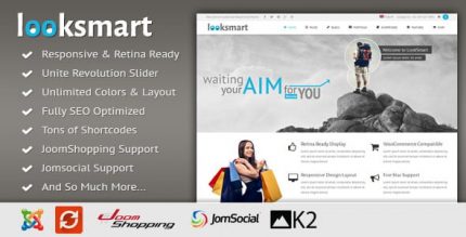 LookSmart - Responsive Multi-Purpose Joomla Theme