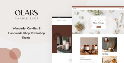 Leo Olars - Candles и Handmade Магазин Prestashop Шаблон