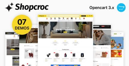 Shopcroc - Многоцелевой OpenCart Шаблон
