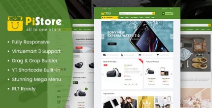 PiStore - Multipurpose eCommerce VirtueMart Template