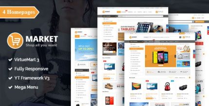 Market - Responsive Multipurpose VirtueMart Theme