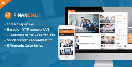 Financial III - Responsive Business Joomla Template