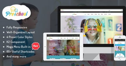 Preschool - Children Education Joomla Template for Kindergarten