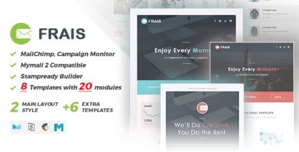 Frais | Адаптивный Email Set