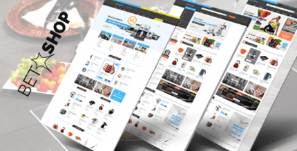 Vina BetaShop - Kitchen Appliances VirtueMart Template