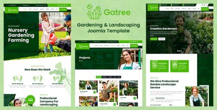 Gatree - Gardening and Landscaping Joomla 4 & 5 Template