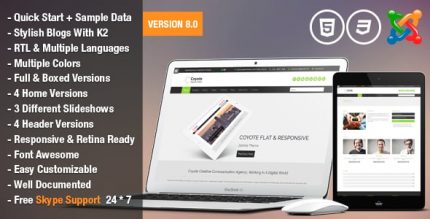 Coyote - Responsive Business Joomla Template