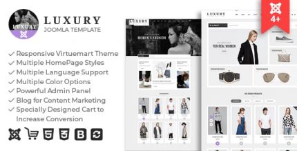Luxury - Joomla 4.0 Responsive Virtuemart Theme