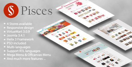 Pisces - Multipurpose Joomla & VirtueMart Template