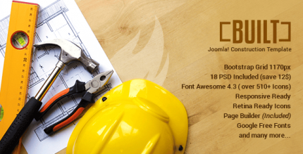 BUILT | Construction Business Joomla Template