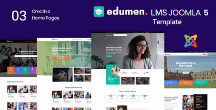 Edumen – Joomla 5 Education Template With Page Builder