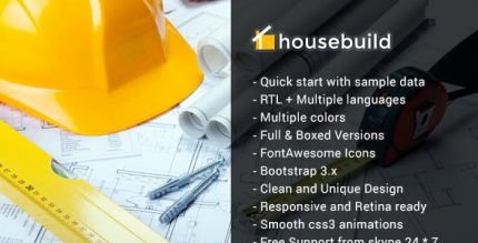 Housebuild - Joomla Construction Business Theme