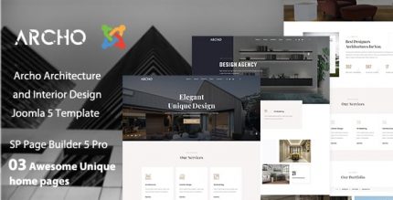Archo - Joomla 5 Architecture & Interior Design Template