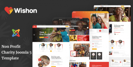 Wishon - Joomla 5 Nonprofit Charity Template | NGO