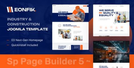 Eonfik - Construction Joomla Template