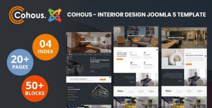 Cohous - Joomla 5 Architecture and Interior Design Template