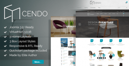 Vina Cendo - Multipurpose Joomla Virtuemart Template