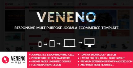 Veneno - Multipurpose Joomla eCommerce Template