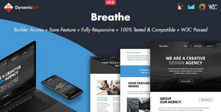 Breathe - Адаптивный Email + Онлайн Builder