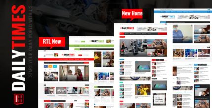 DailyTimes - News and Magazine Joomla Template