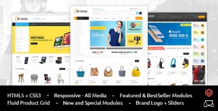Catchy - Многоцелевой Magento Шаблон