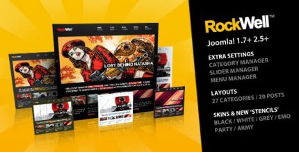 Rockwell - Joomla Template