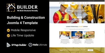 Builder - Building & Construction Joomla Template