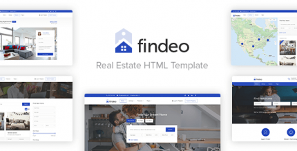 Findeo - Агенство Недвижимости HTML Шаблон