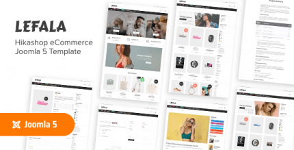 Lefala - Hikashop eCommerce Joomla 5 Template