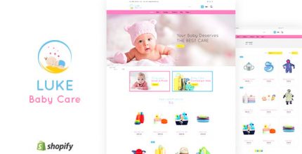 Luke - Игрушки Магазин, Ребенок Shopify Шаблон