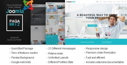 Paqarriz - Multipurpose Joomla Template