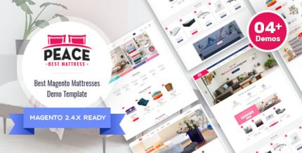 Peace - Bedroom Мебельный Magento 2 Шаблон